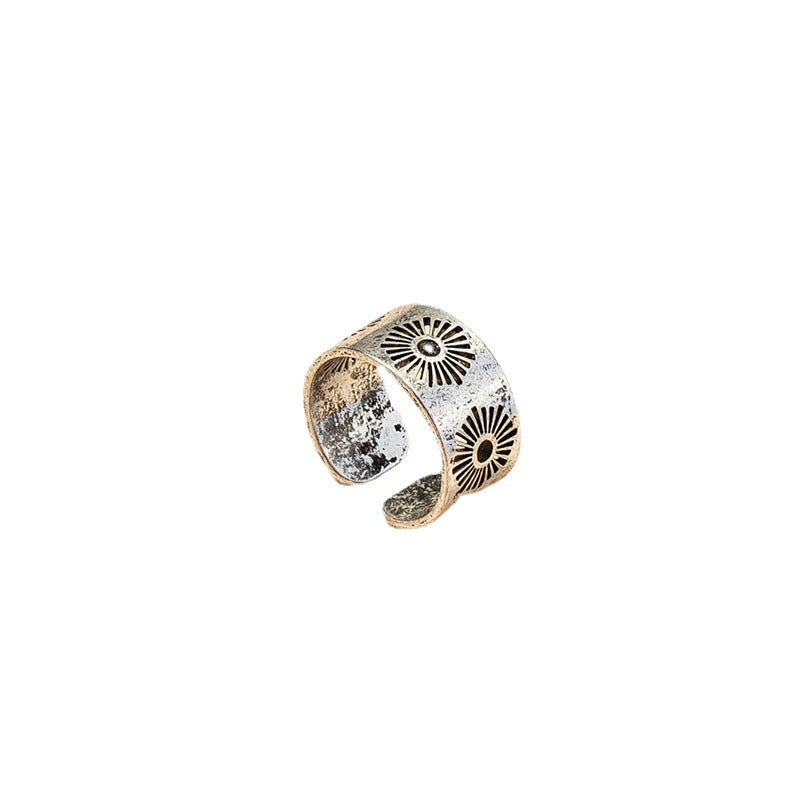 Vintage Vienna Verve Handcrafted Ring - Bohemian Style Metal Jewelry Piece