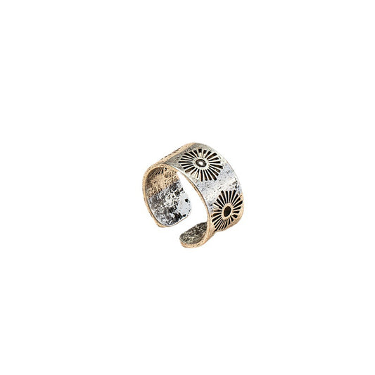 Vintage Vienna Verve Handcrafted Ring - Bohemian Style Metal Jewelry Piece