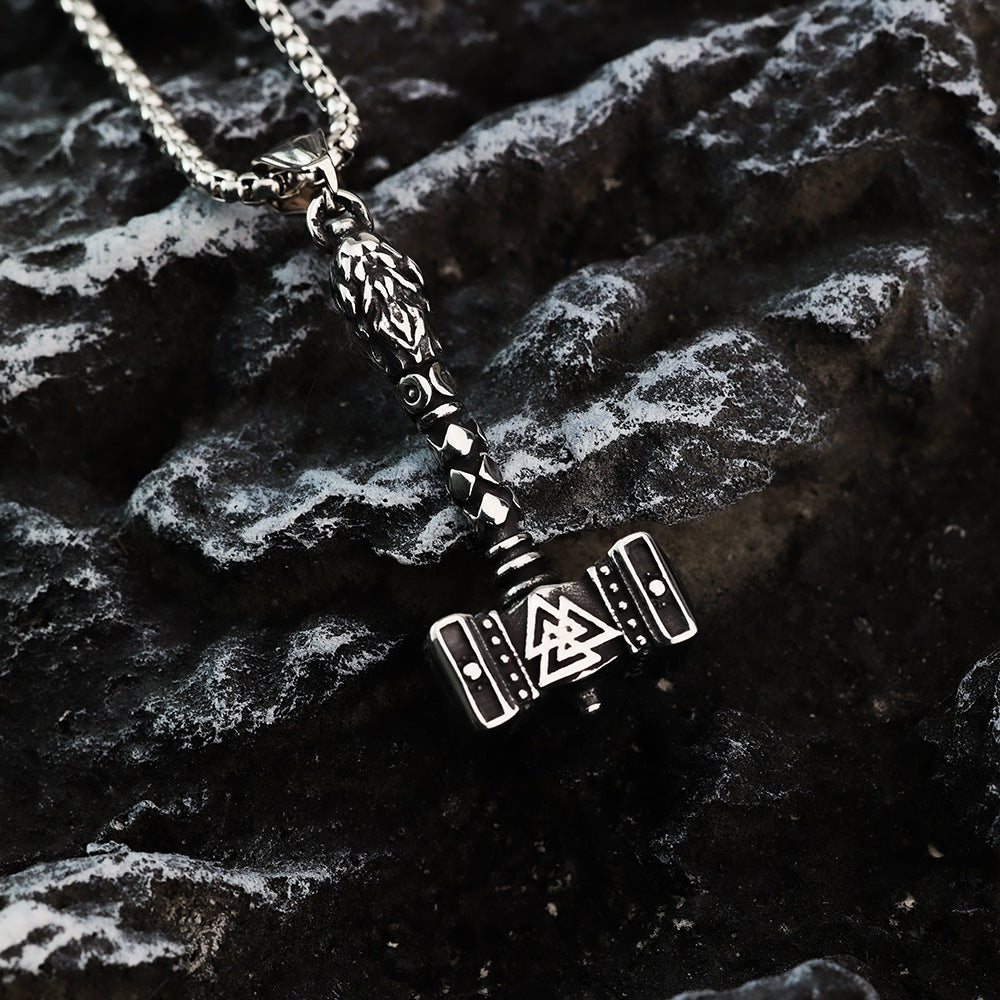 European and American Jewelry Wholesale Titanium Steel Pendant Necklace for Men