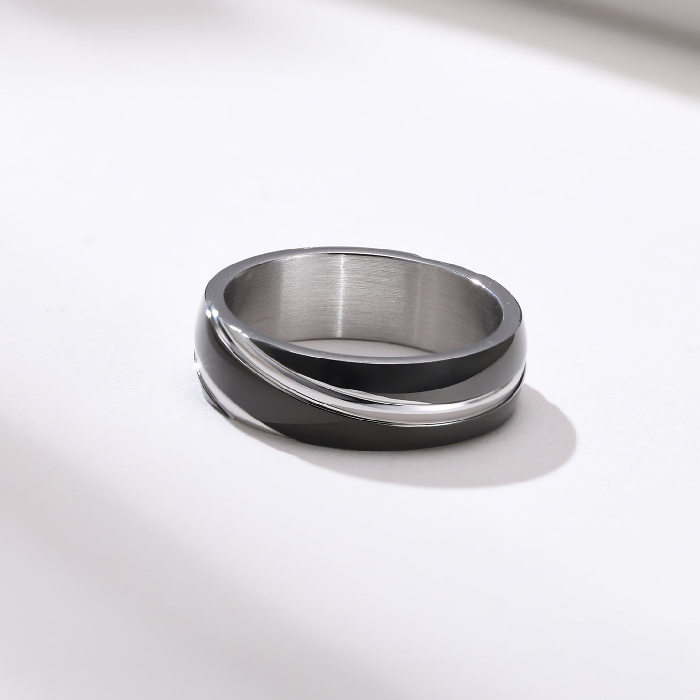 Men's Rings Titanium Steel Ring Stainless Steel Minimalist Style
