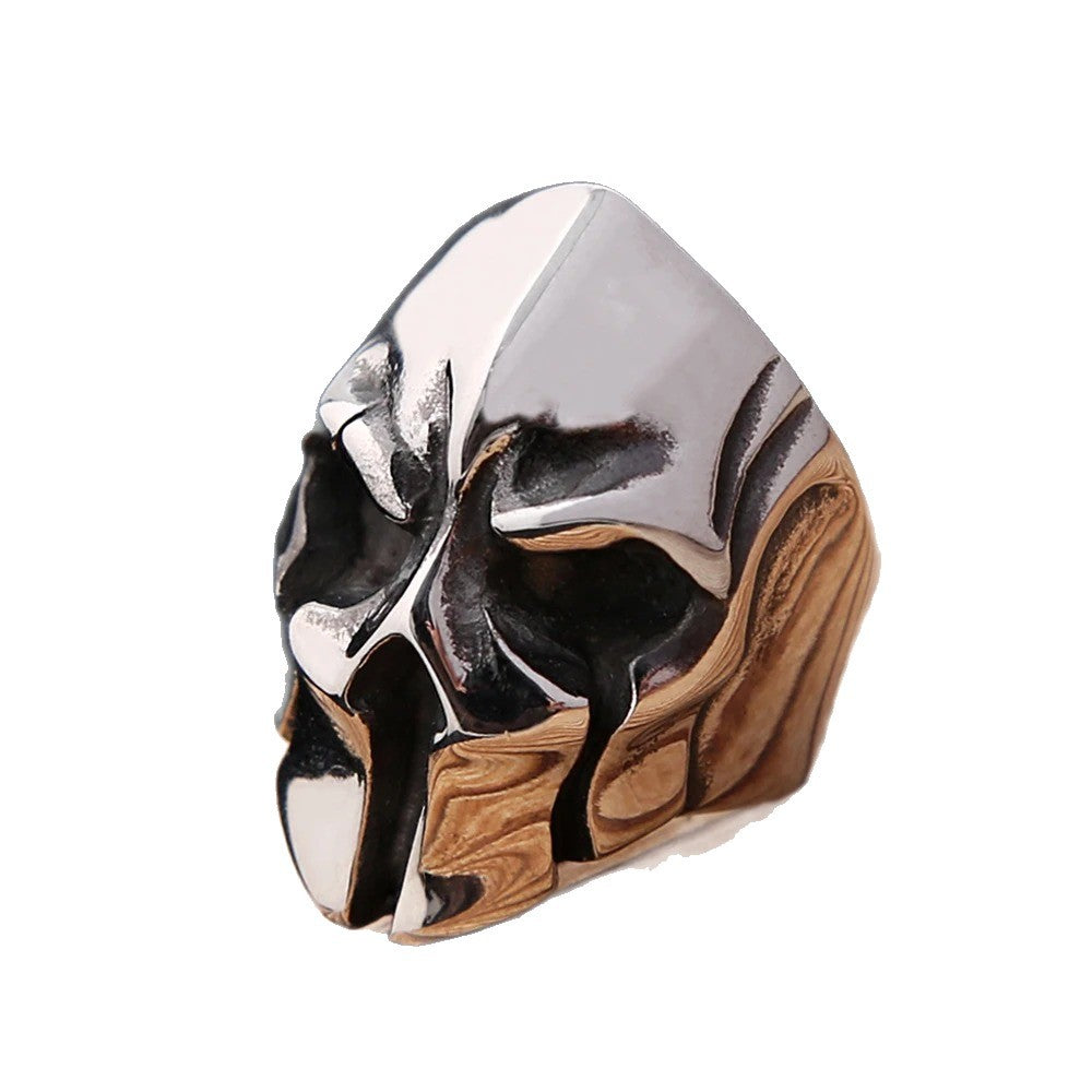 Skull Mask Stainless Steel Ring