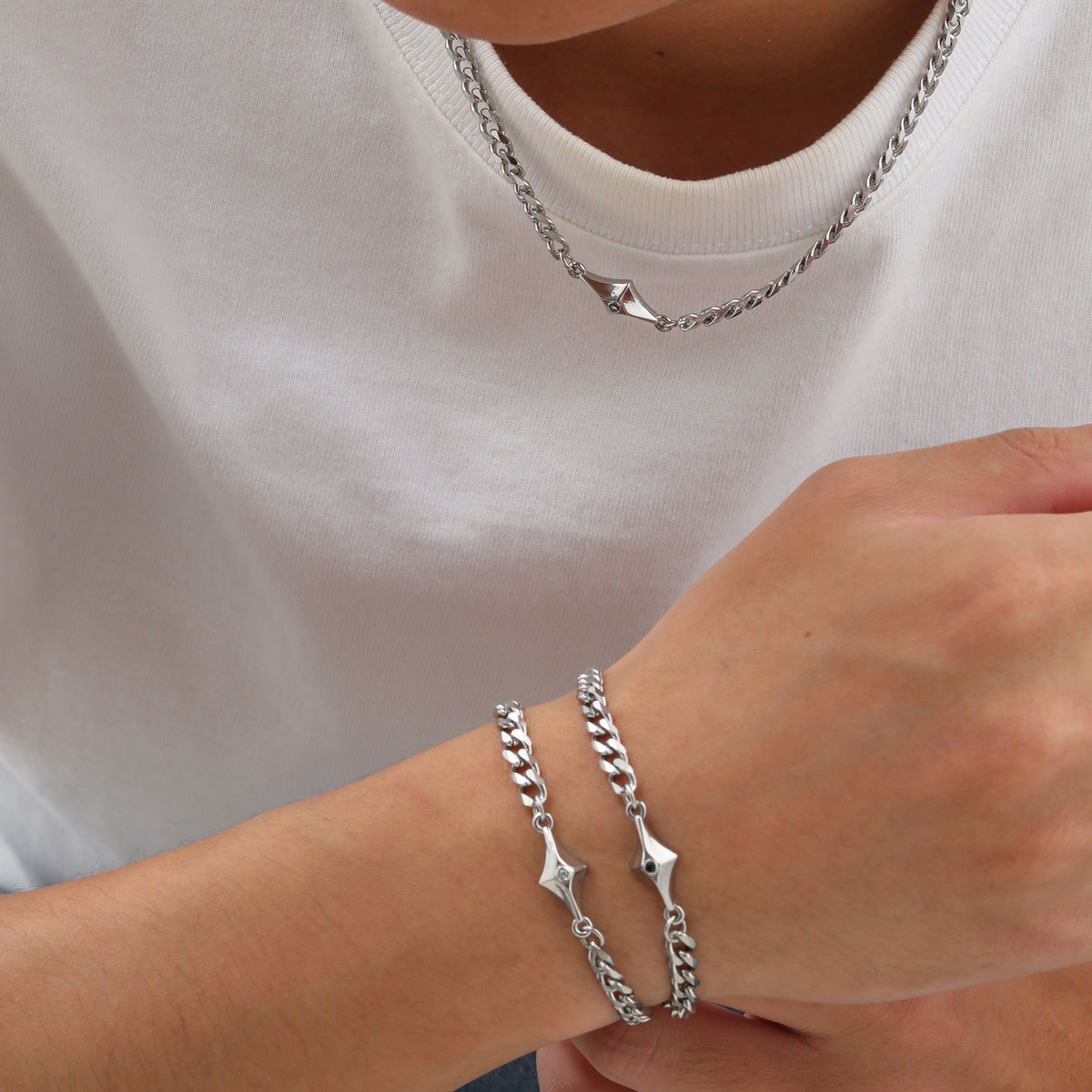 Men’s Cuban Link Stainless Steel Bracelet