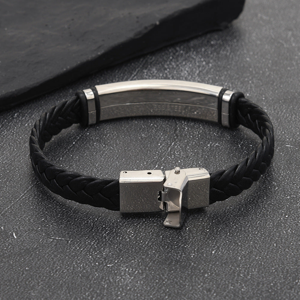 Planderful Twelve Constellations Leather Bracelet For Him