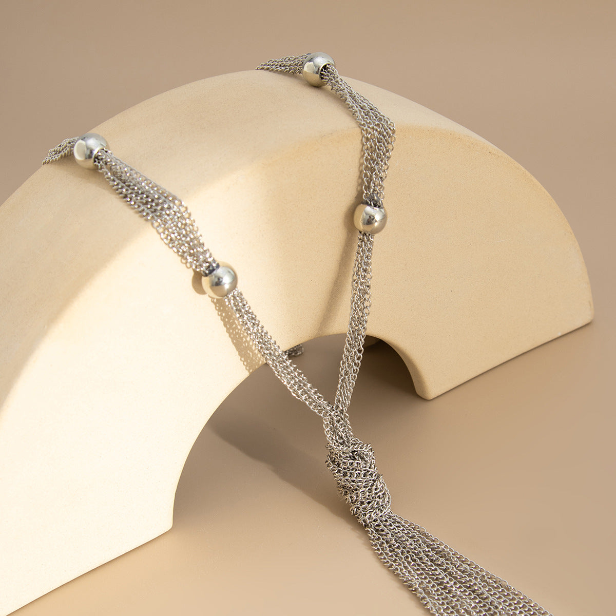 Planderful Vienna Verve Necklace – Stylish Multi-Layered Y-Shaped Design