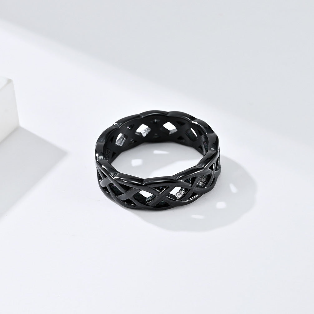 Steel Ring – Elegant Celtic Knot