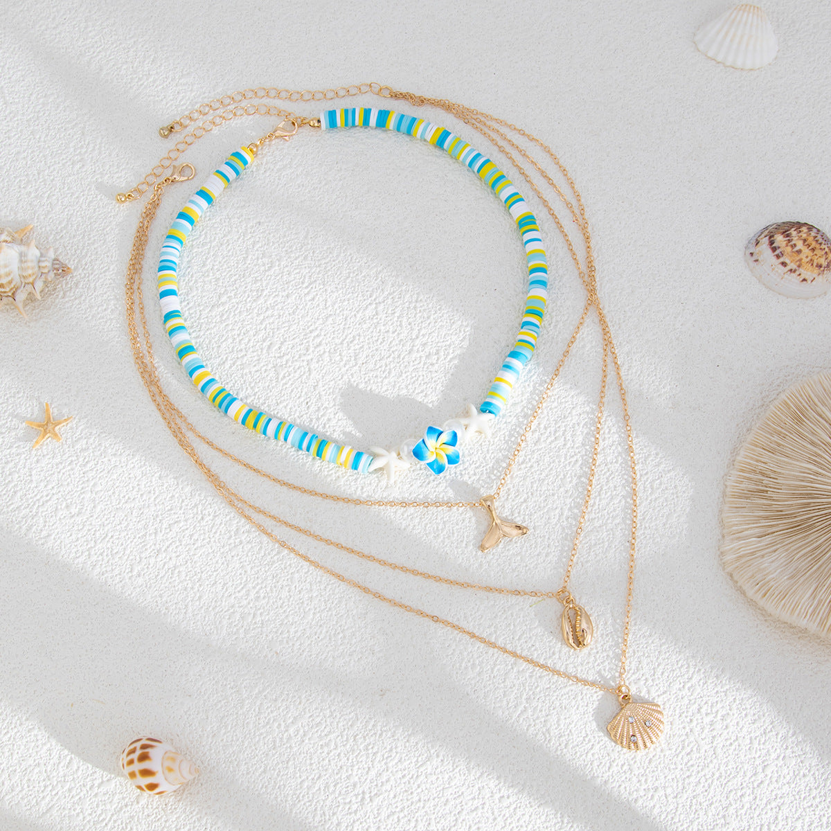 Planderful Vienna Verve Necklace – Multi-Layer Ocean Style Design