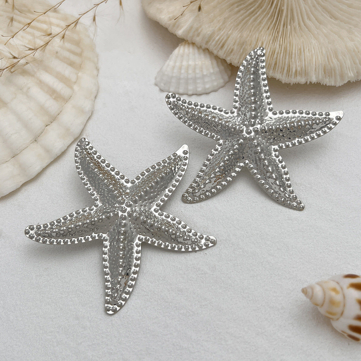 Planderful Vienna Verve Starfish Stud Earrings – Versatile Ocean-Inspired Design