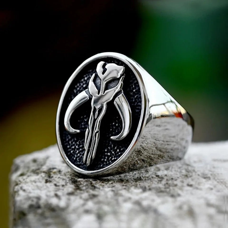 Vintage Skull Stainless Steel Men's Ring