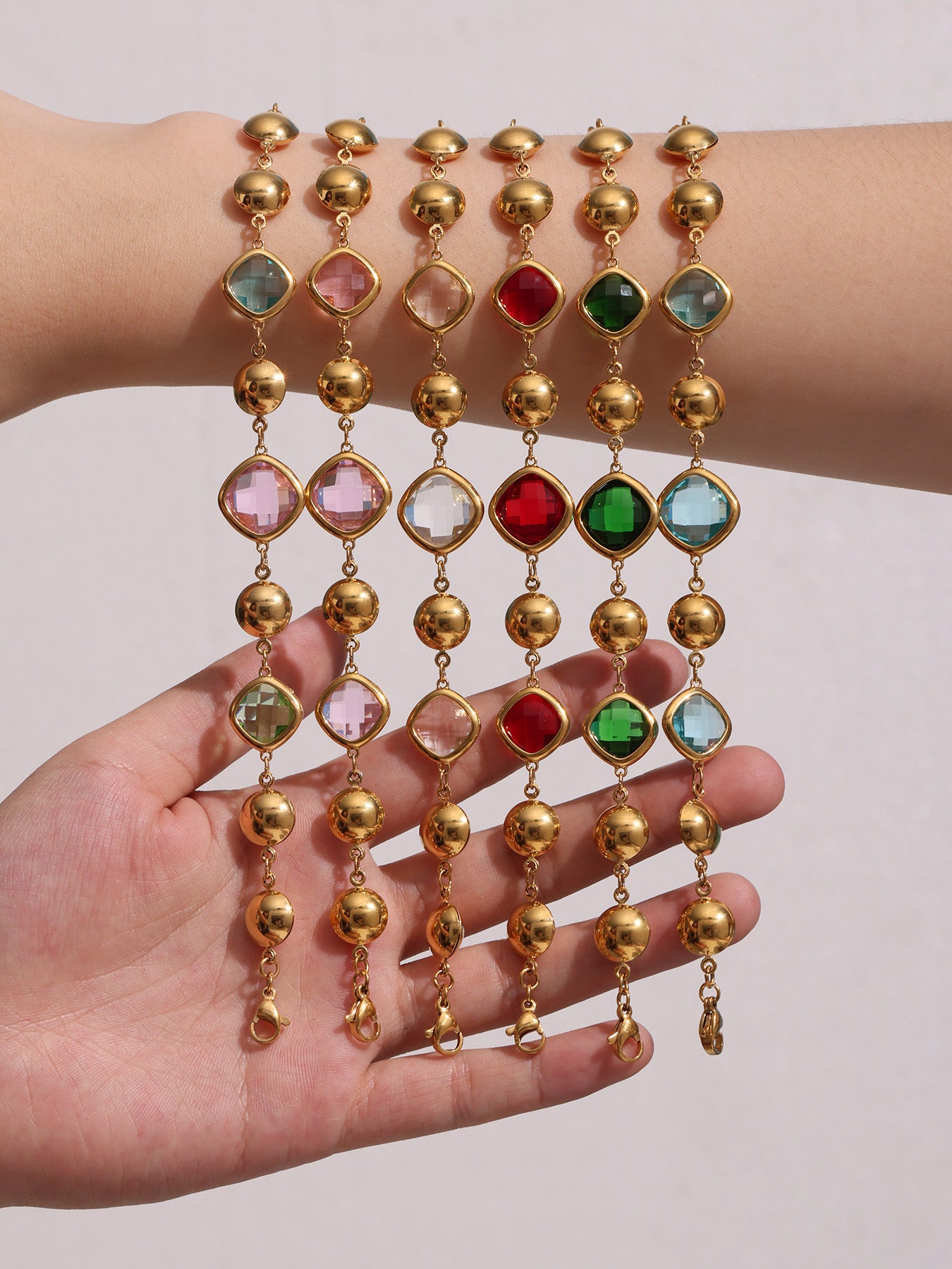 Planderful Czech Glass Bracelet Radiant Luxury For Women