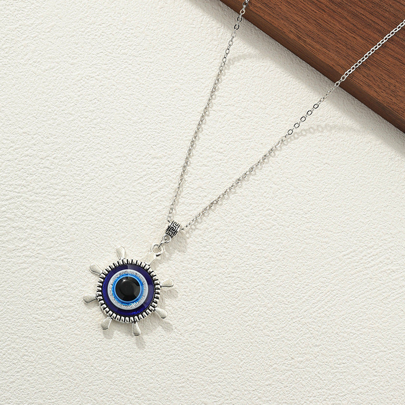 Devil's Eye Necklace: Vienna Verve Collection - Unique High-End Accessories