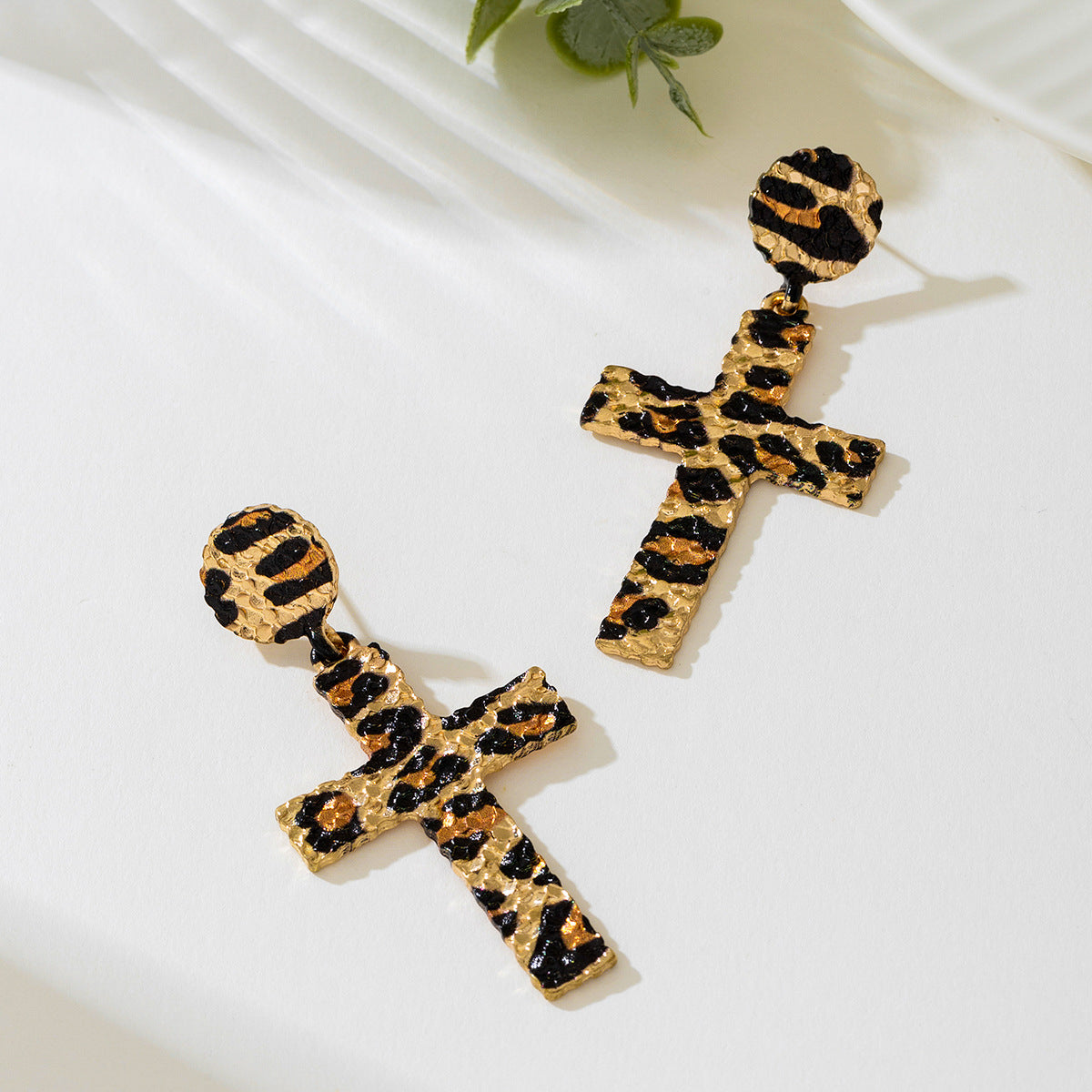 Planderful Vienna Verve Earrings – Trendy Metal Geometric Design