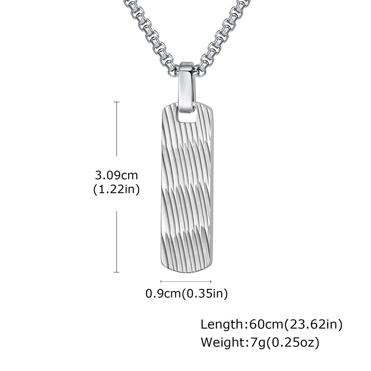 Europe – America – Stainless Steel Batch Flower Geometric Small Square Brand Pendant Necklace