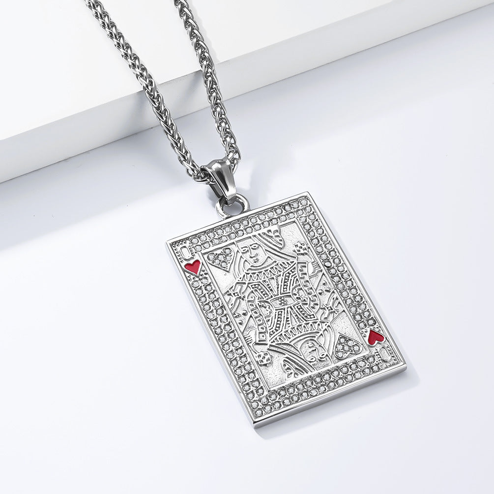 Steel Necklace – Elegant Everyday Wear For Men And Women Planderful Signature Steel Pendant