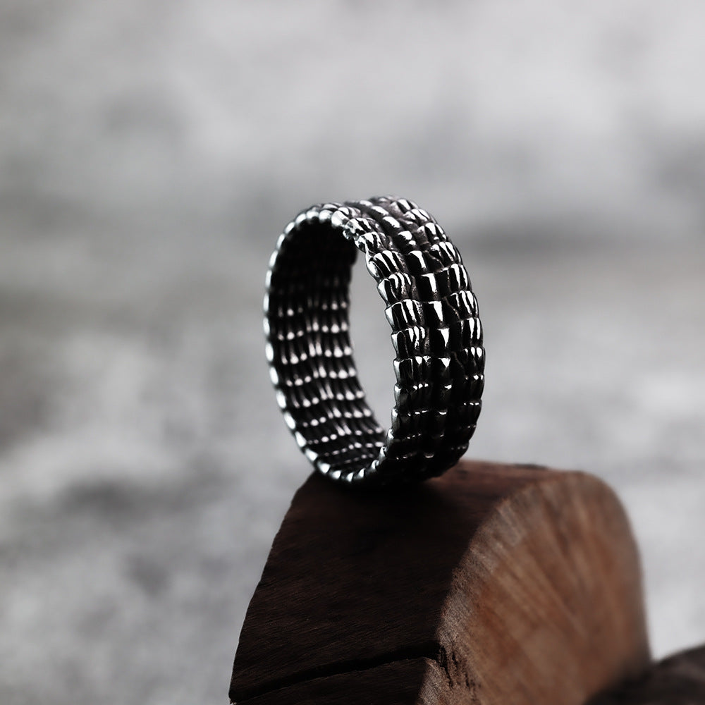 European And American Style Dragon Pattern Men's Ring