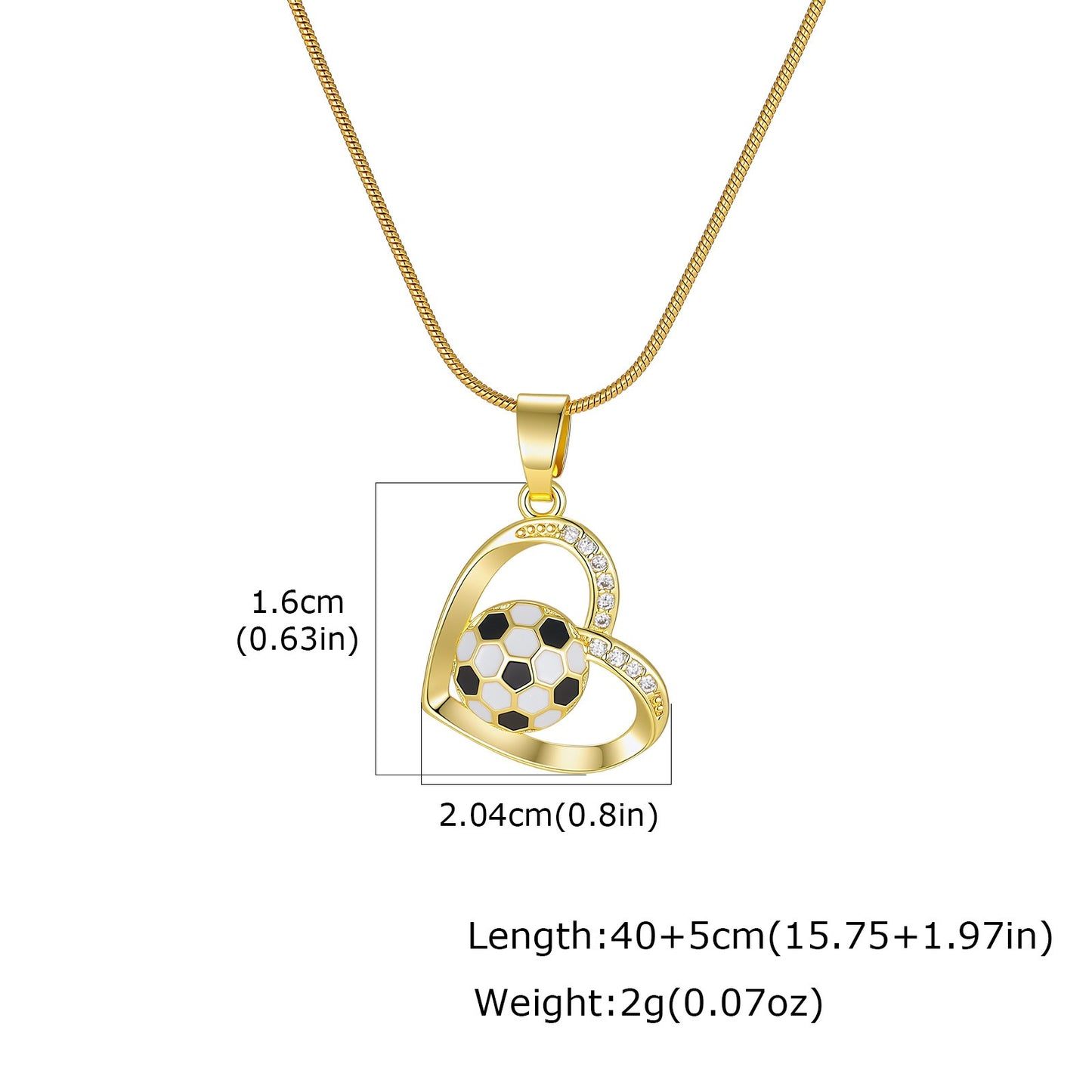 Hot-Selling World Cup Football Pendant Necklace In Europe & America – Copper Sports