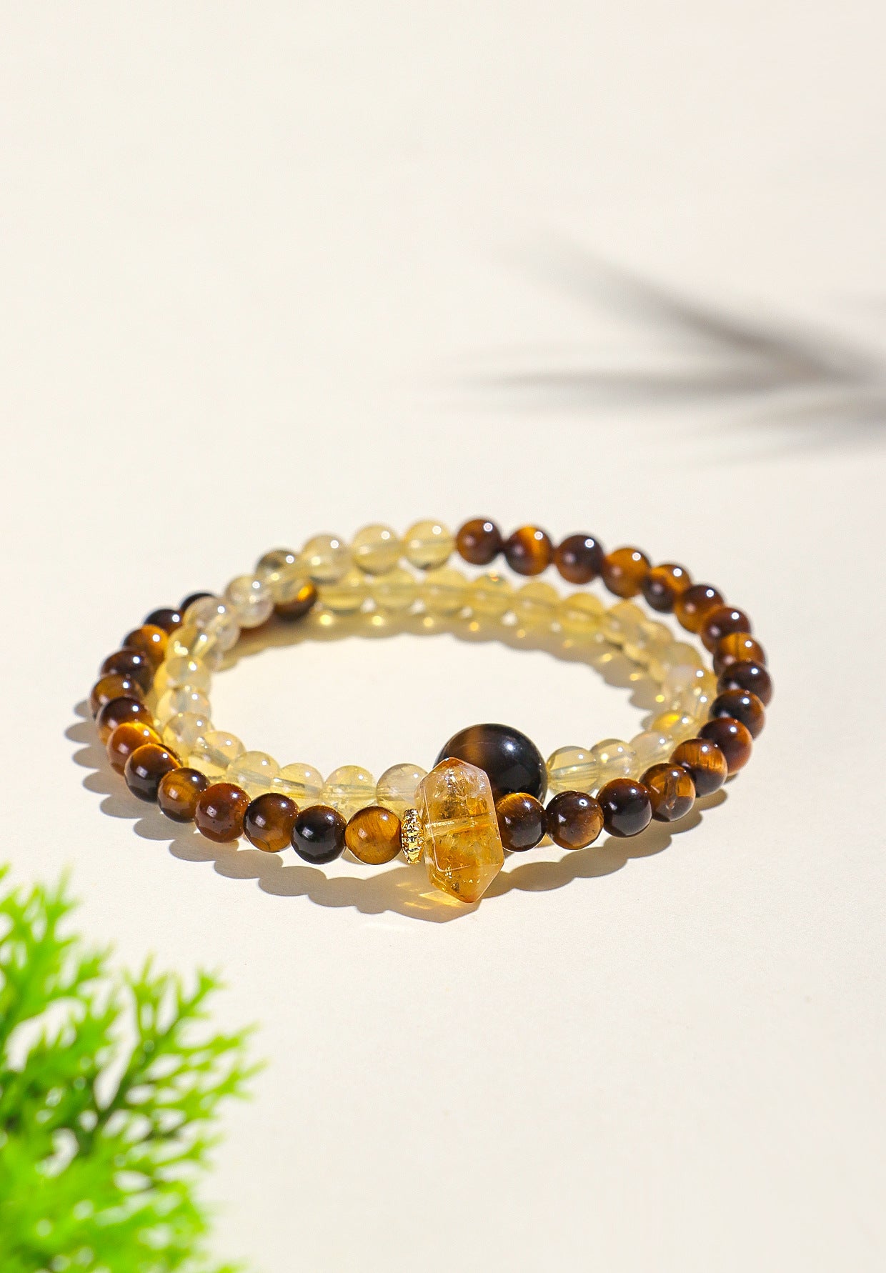 Planderful Fortune's Favor Bracelet – Unique Yellow Tiger Eye Design