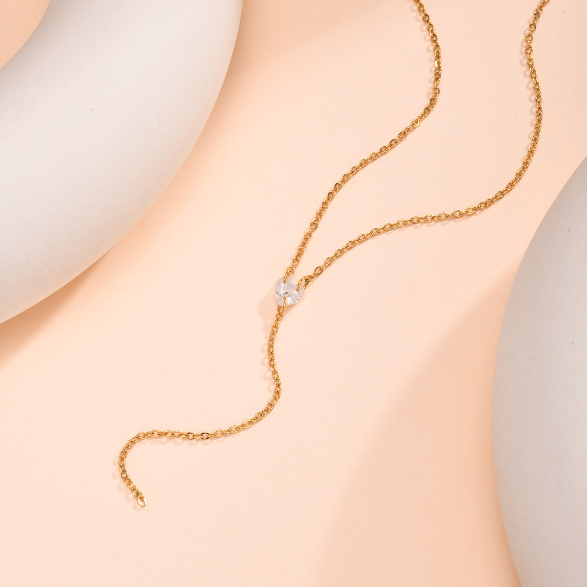 A Variety Of Y-Shaped Necklace – Women's Gold Imitation Pearl Tassel Stacked With Style