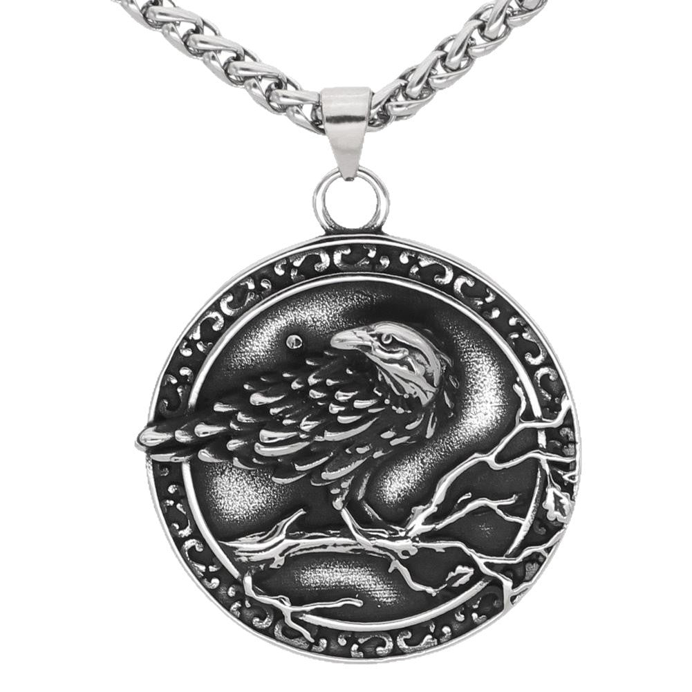 Planderful Everyday Genie Titanium Stainless Steel Pendant Necklace For Men Bold Domineering Masculine Style