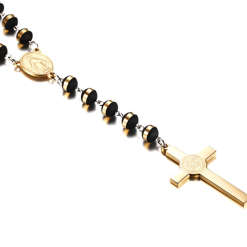 Stainless Steel Jewelry Wholesale 68CM Cross Chain Unisex