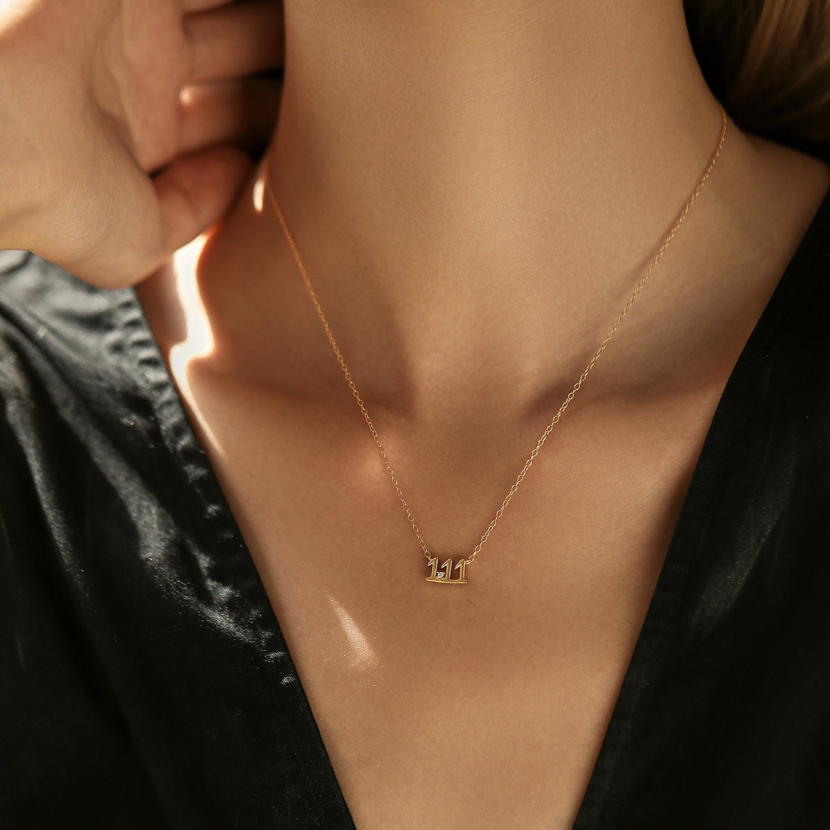 925 Sterling Silver Lucky Number Necklace