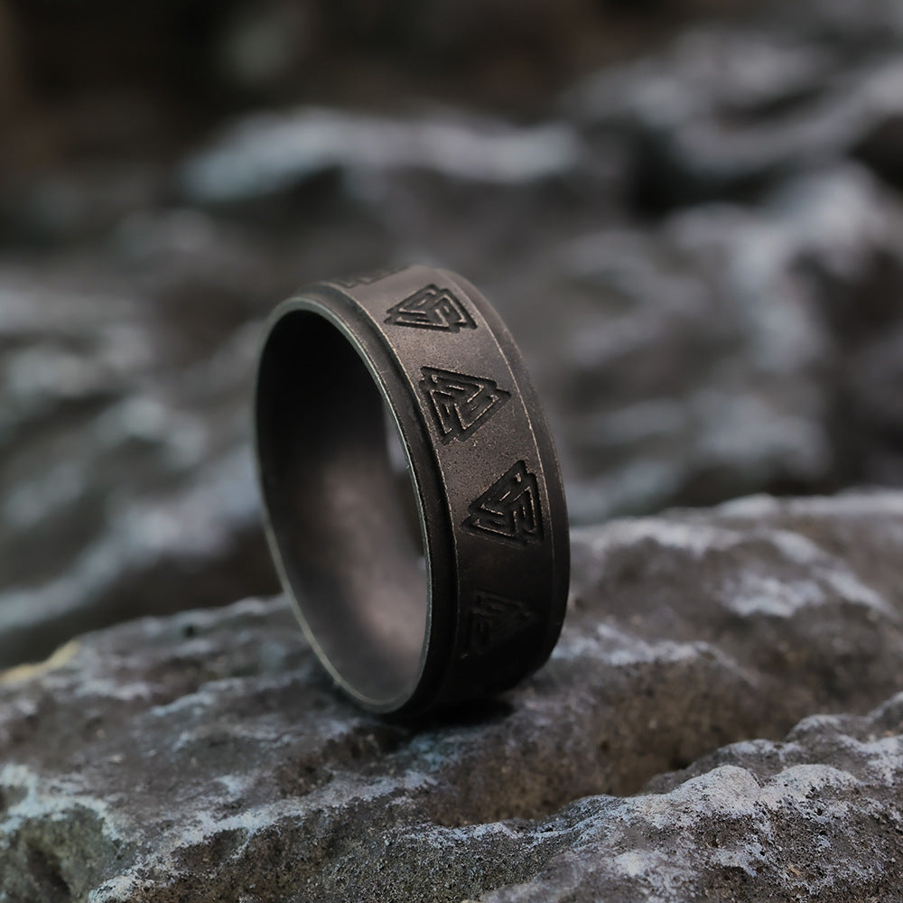 Cross-Border New Products Viking Ring AG Masonic Gemstone Jewelry