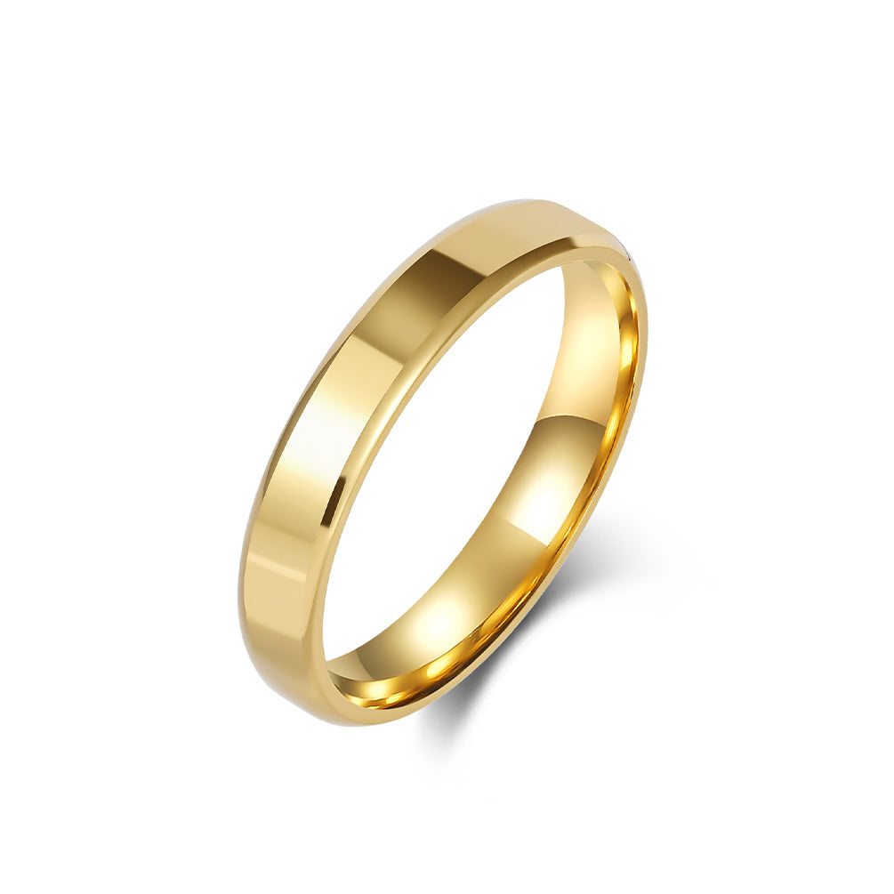 Modern Stainless Steel Ring — Gold / Silver / Black