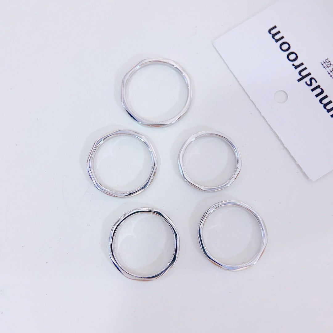 Vintage Korean 925 Sterling Silver Women's Ring