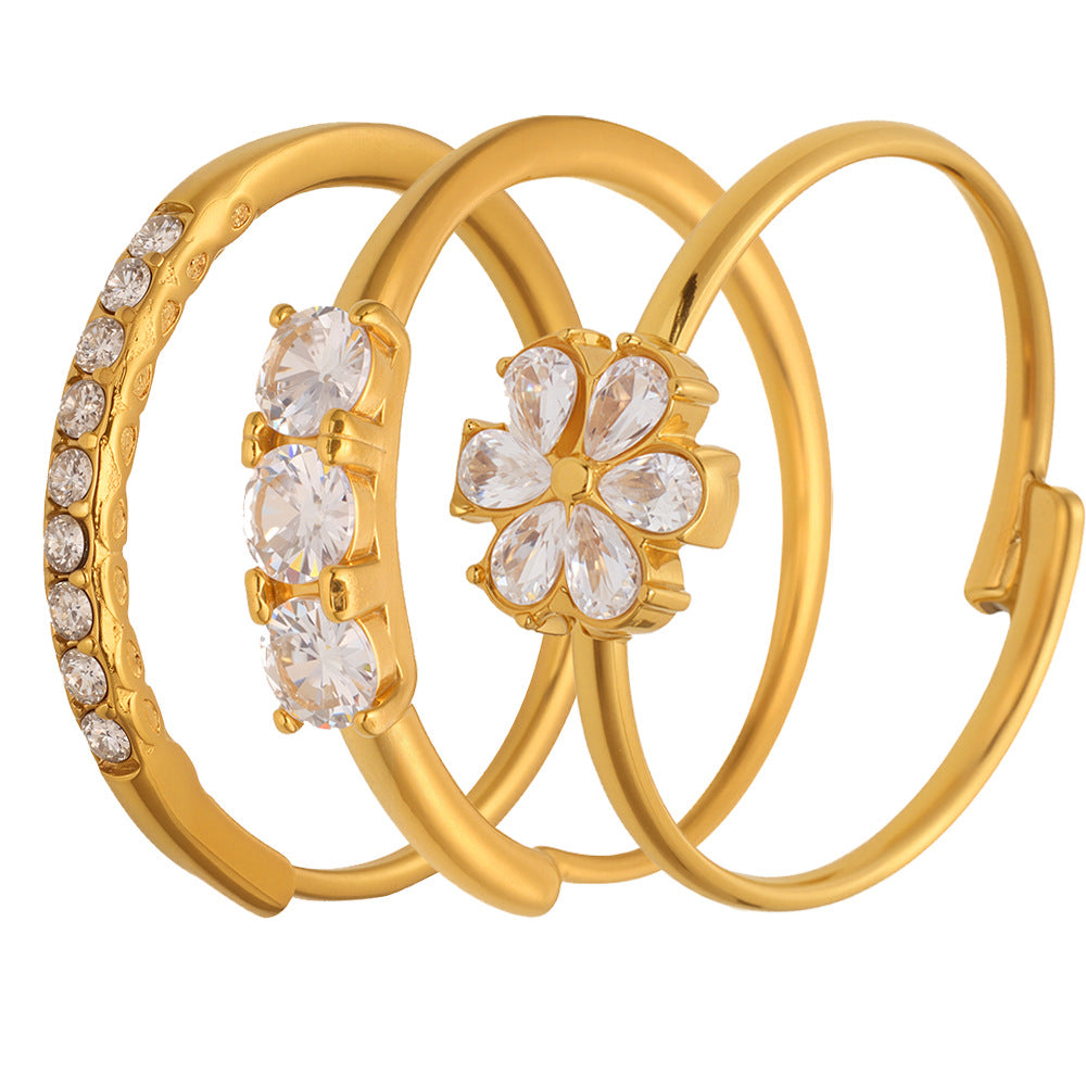 Planderful Zircon Ring Super Flash 5A For Trendsetters