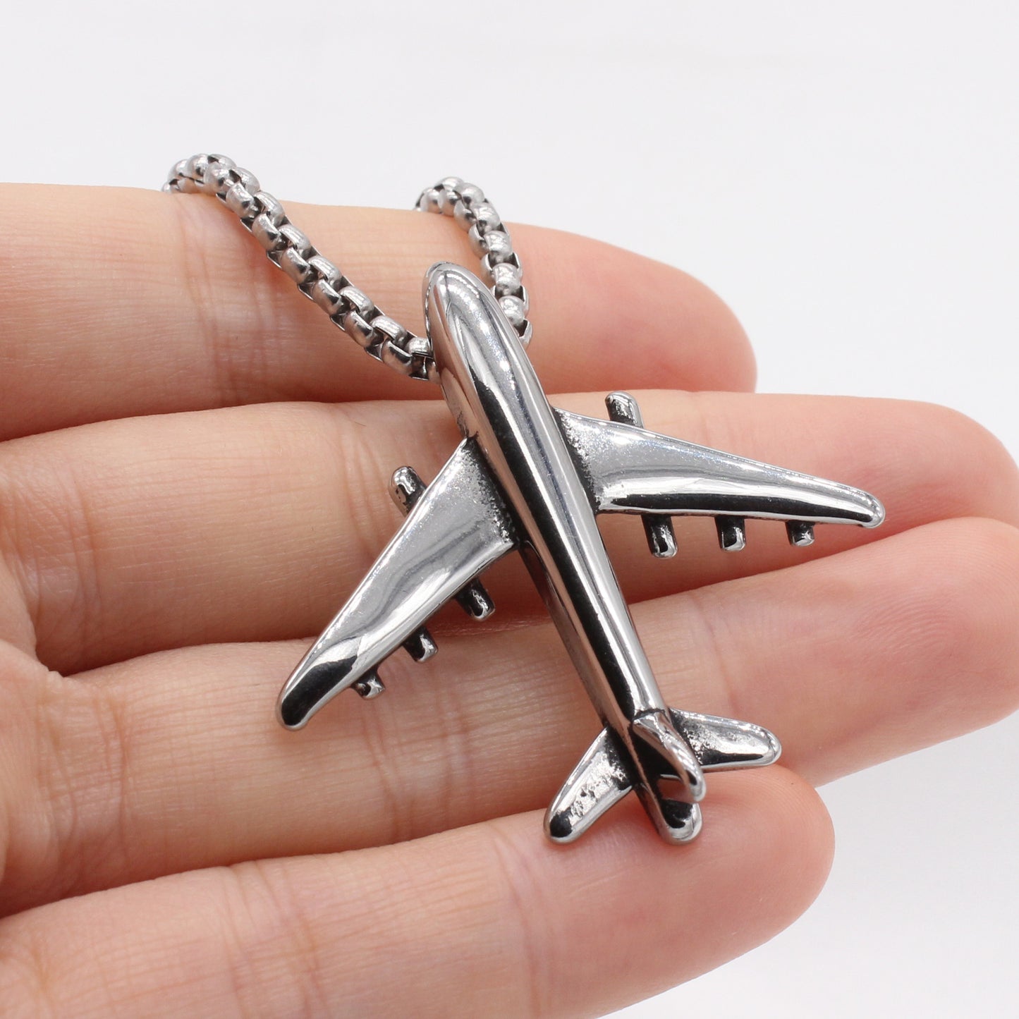 Premium Retro Aircraft Pendant Titanium Steel For Men And Unisex Planderful Everyday Genie Collection