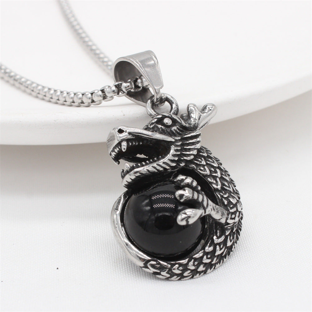Dragon Ball Titanium Steel Pendant For Men Unisex Protection Statement By Planderful