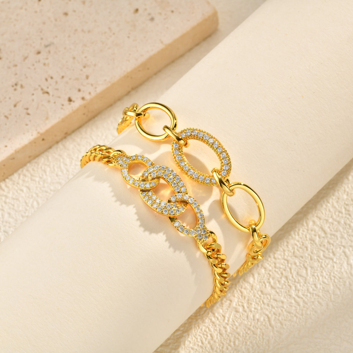 Zircon Copper Bracelet