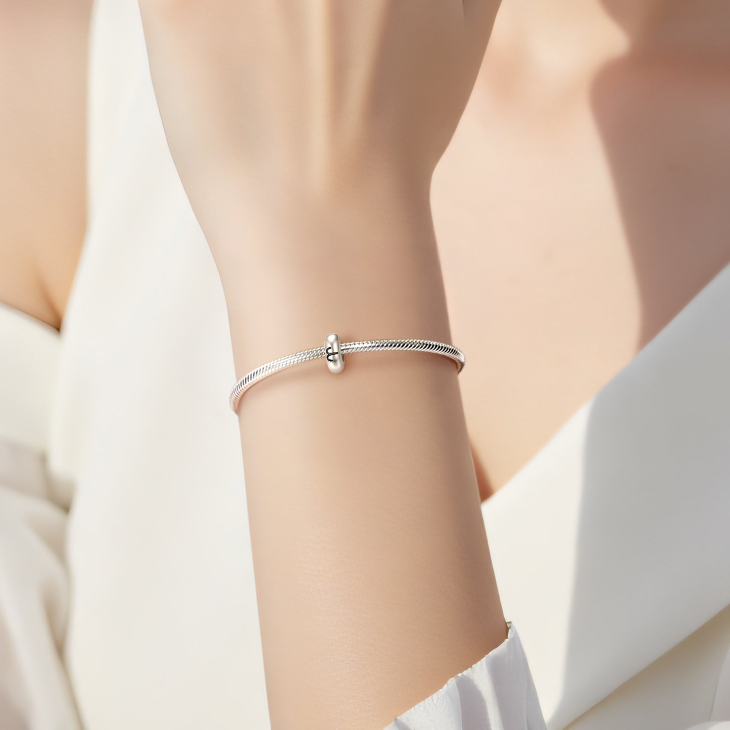 Planderful Jewelry Sterling Silver Beading Pendant Twelve Constellation Spacer Beads For DIY Bracelet Kit