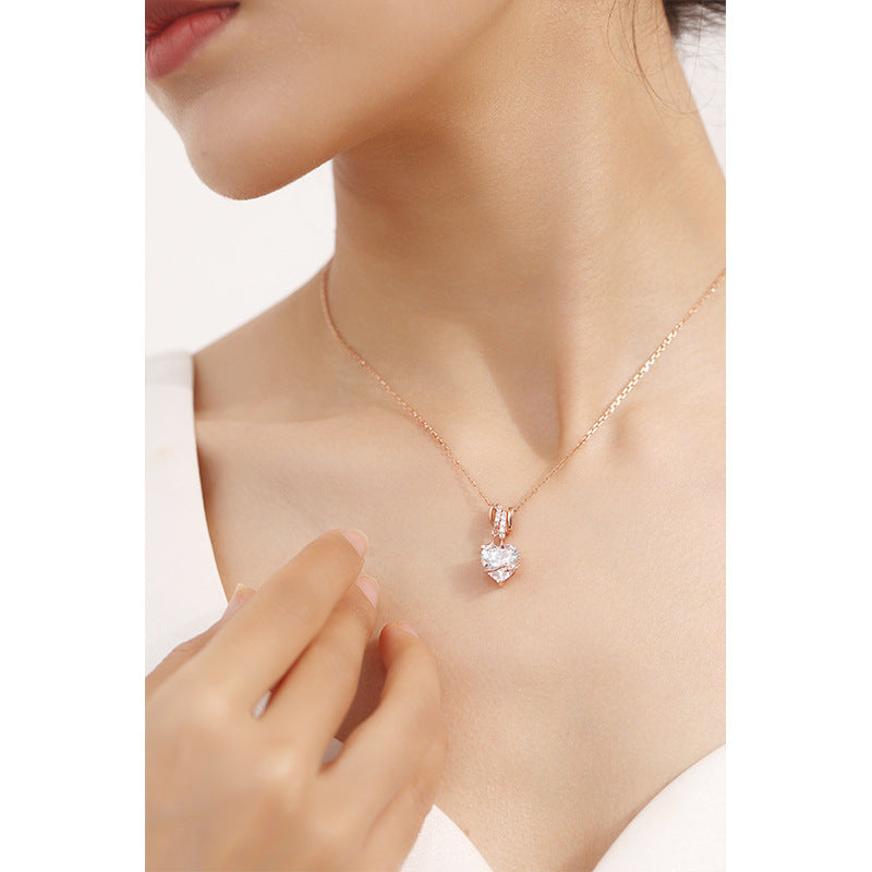Neck Light 925 Sterling Silver Women's Pendant Necklace