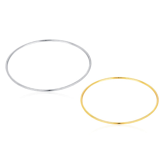 Simple Sterling Silver Bracelet for Women by Planderful Collection