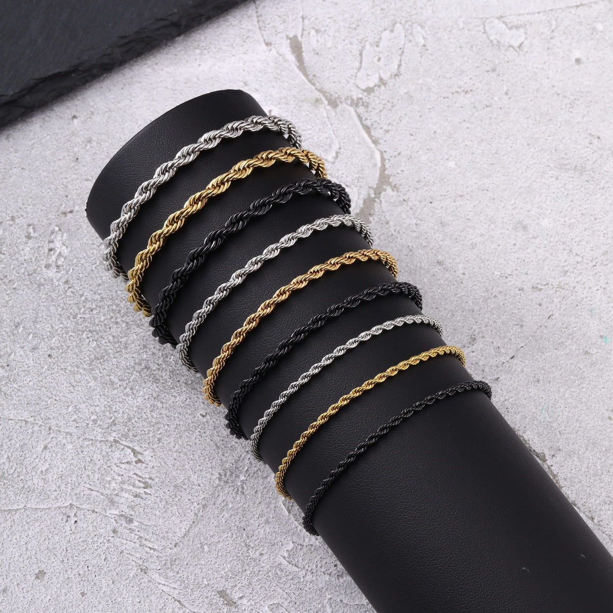Braided Stainless Steel Bracelet