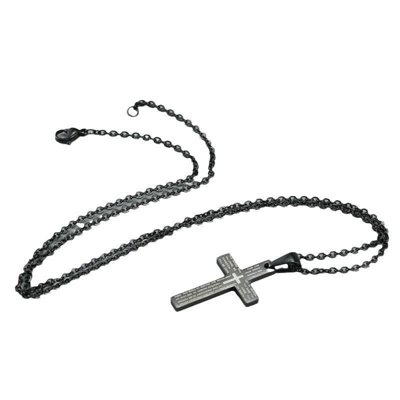 Cross Stainless Steel Necklace for Men