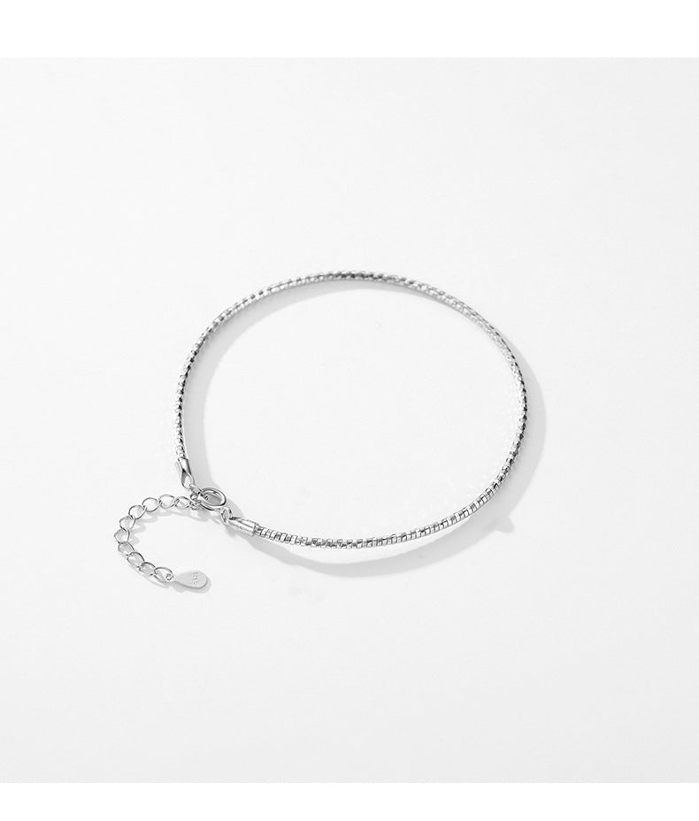 Everyday Genie Snake Bone Sterling Silver Bracelet