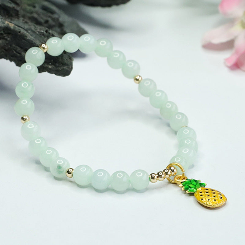 Jadeite Round Bead Style 5 Bracelet