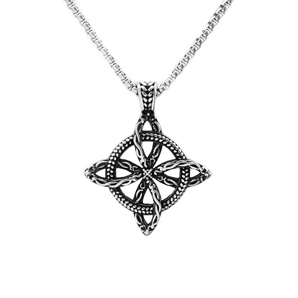 Vintage Viking Stainless Steel Men's Pendant Necklace