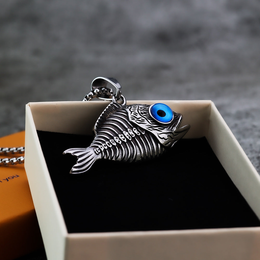 Fashion Wear Personalized Sweater Chain Necklace Pendant Jewelry Light Luxury for Men