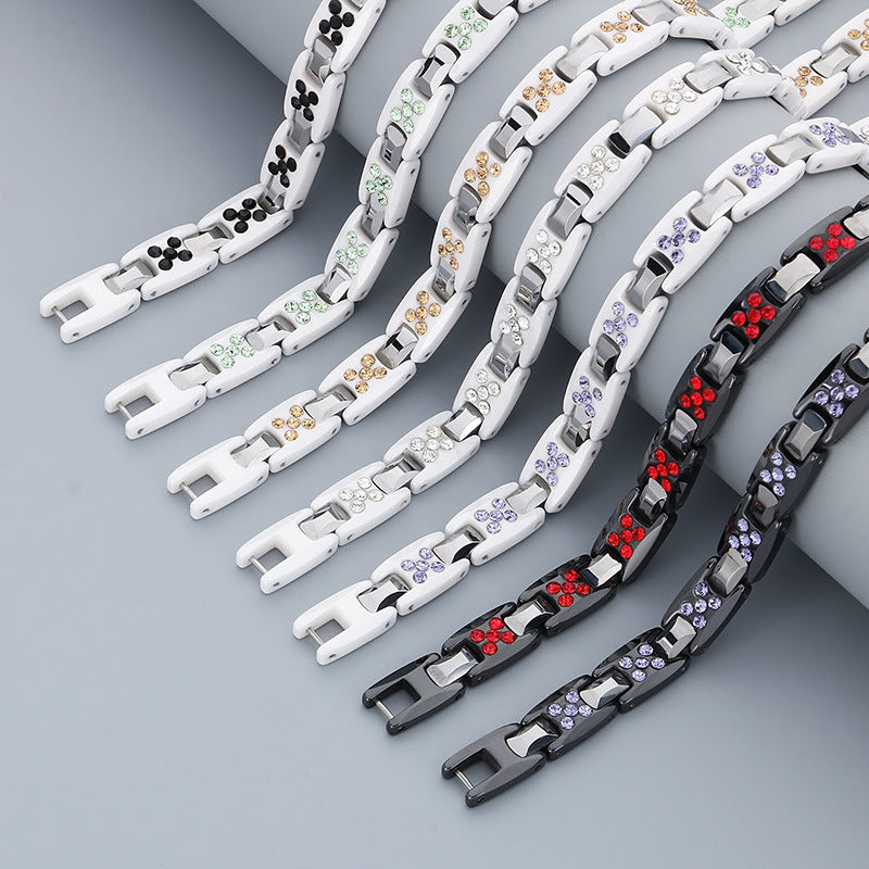 Planderful Dopamine Magnet Tungsten Bracelet Unisex