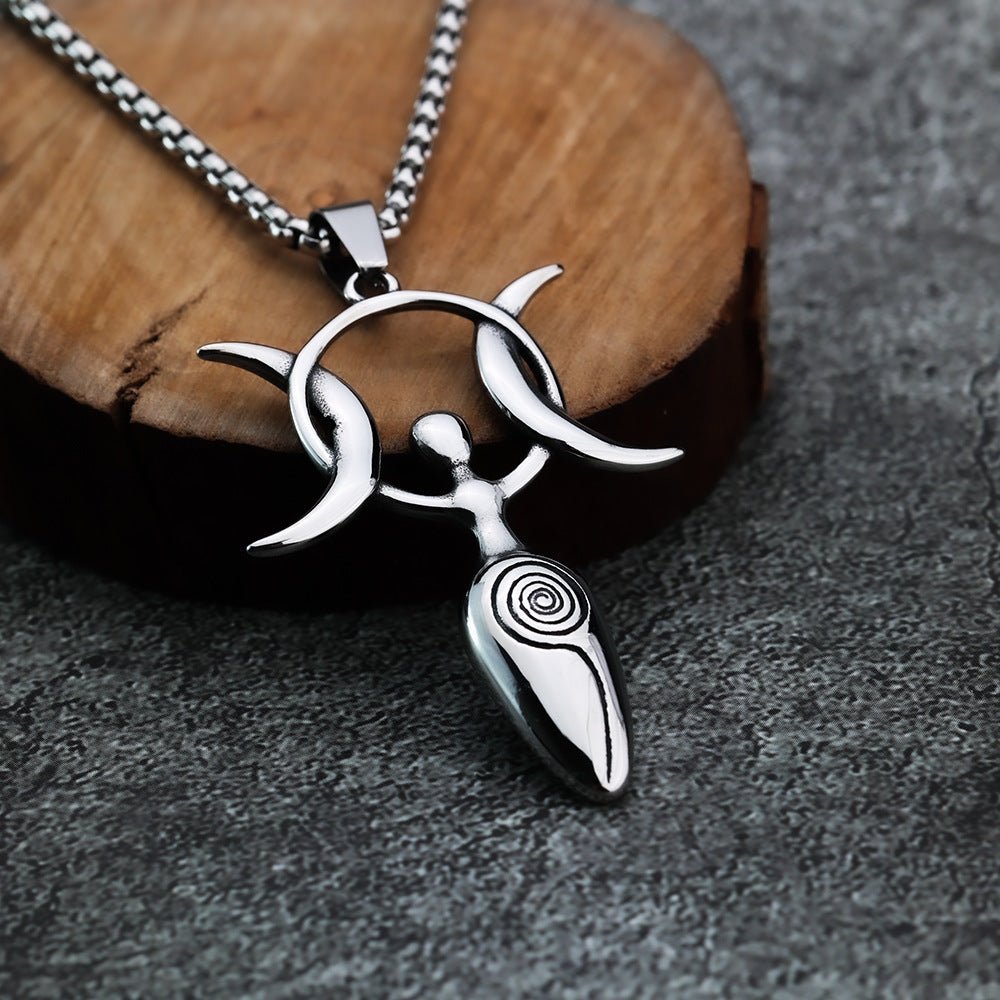 2024 New Amazon Pendant Retro Personalized Couple Pendant