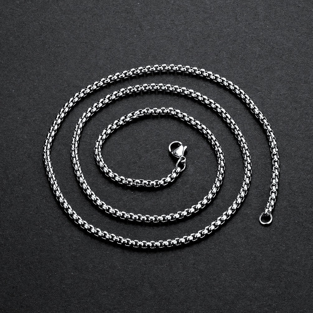 Engraved Verse Pendants & Chains — Silver or Black