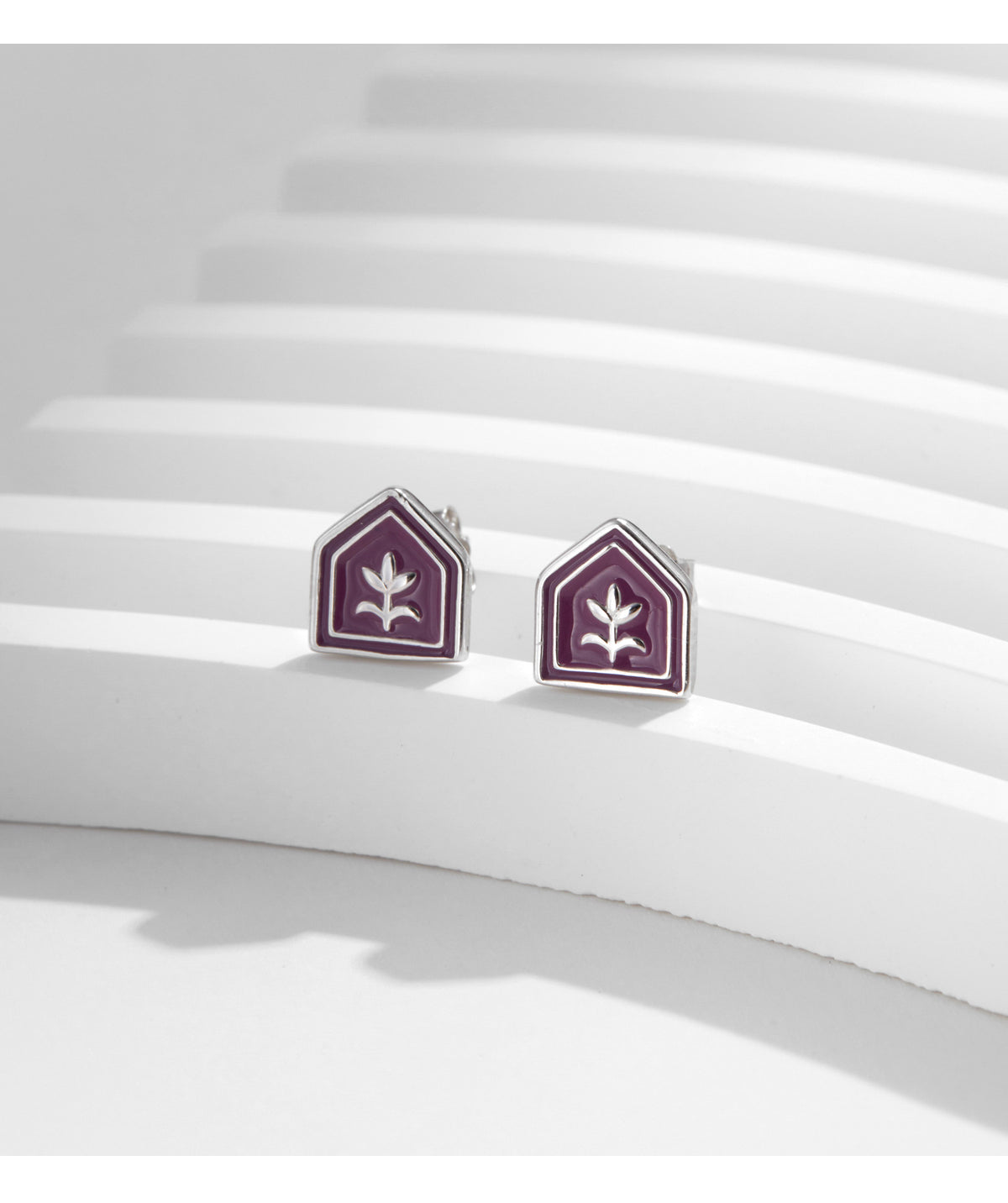 925 Sterling Silver Tulip Earrings