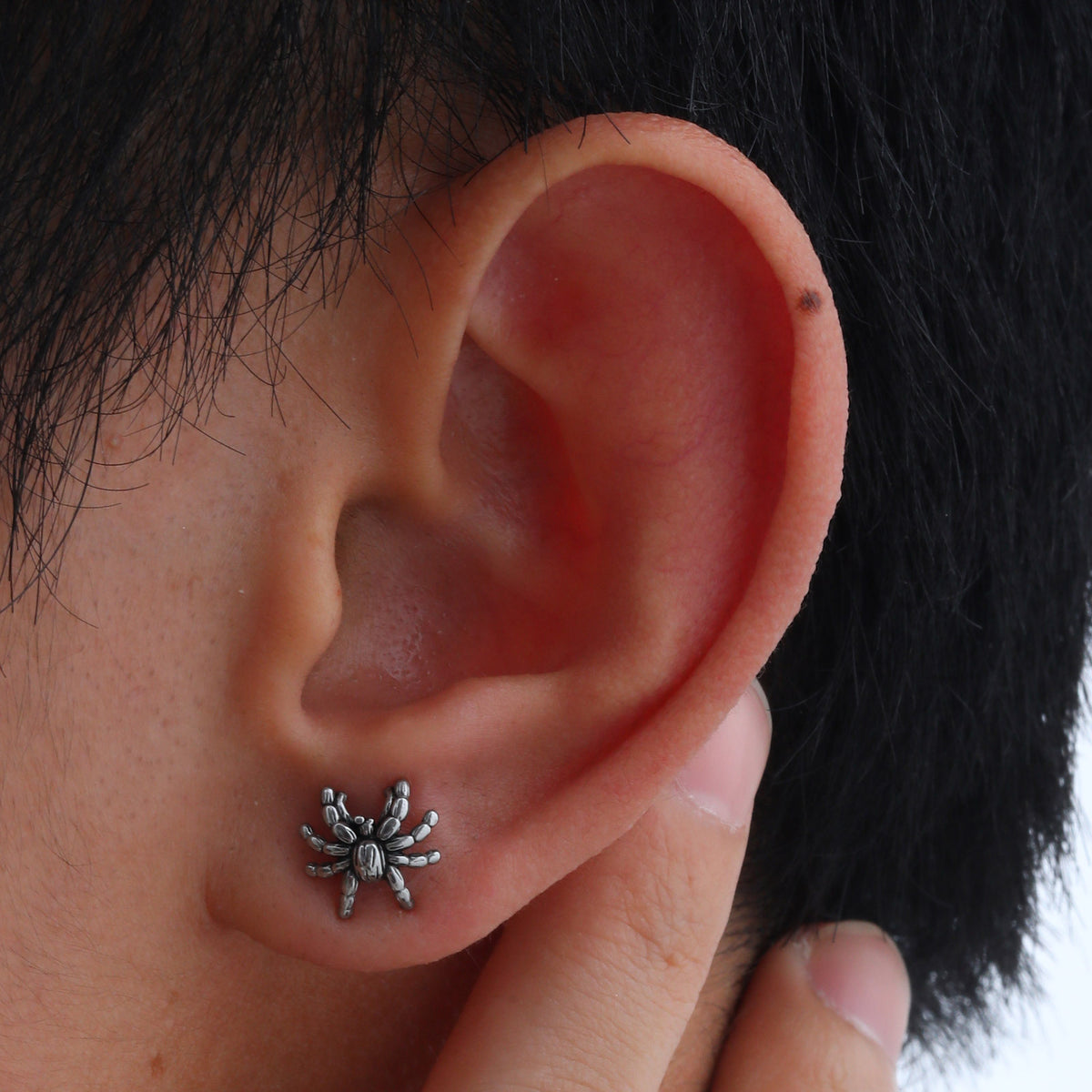 Modern Stainless Steel Earring — Single