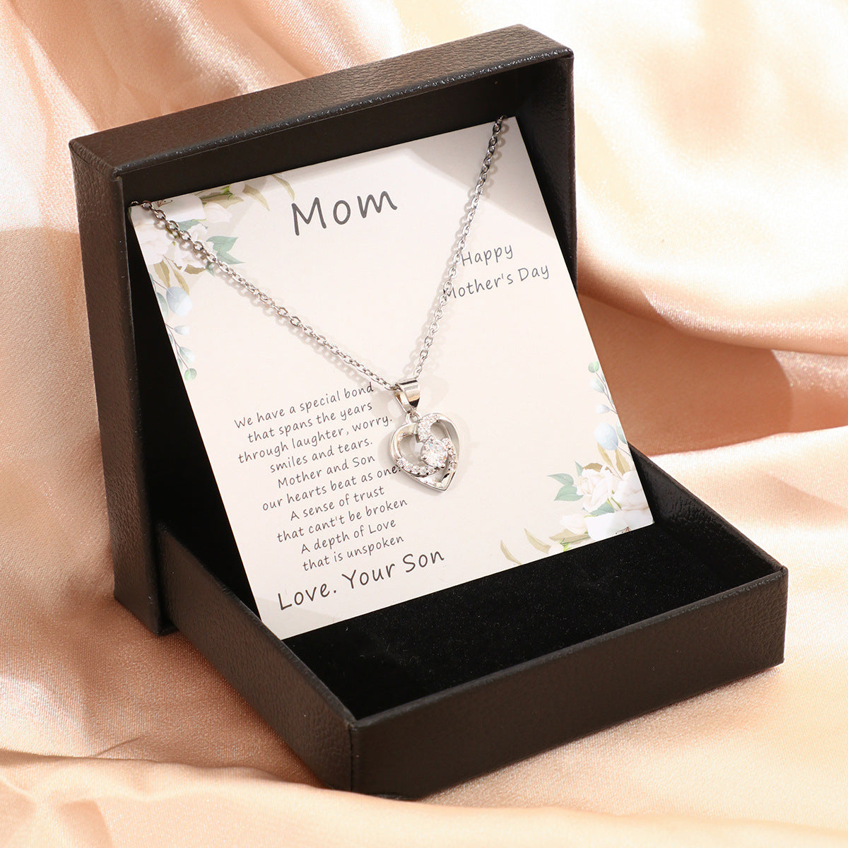 Elegant Mother's Day Necklace with Gift Box - Vienna Verve Collection
