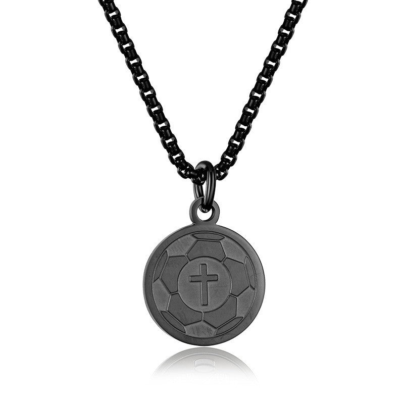 Cross Pendants — Seven Styles in Silver or Black