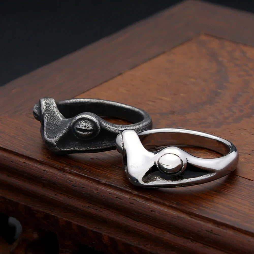 Punk Viking Stainless Steel Men's Ring