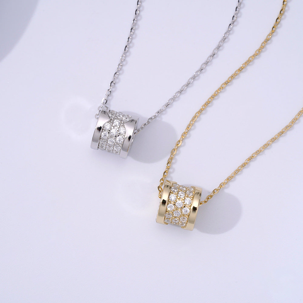 Transfer Bead Jewelry S925 Silver Small Waist Necklace