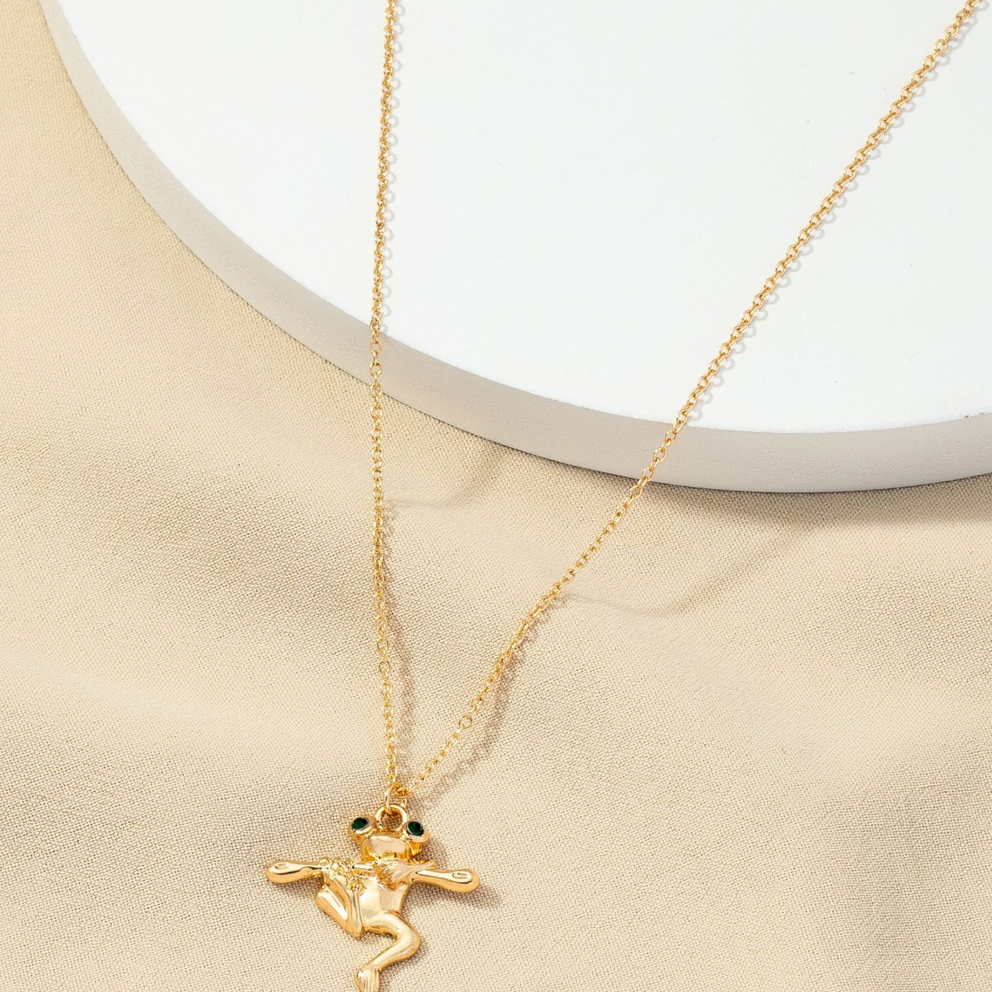 Frog Charm Necklace - Vienna Verve Collection